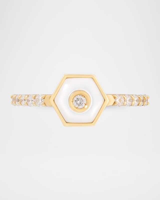Baia Sommersa 18K Yellow Gold Ring with Lapis and Diamonds